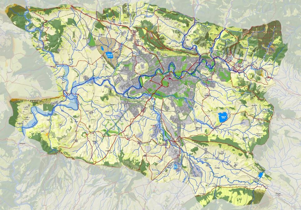 INFRAESTRUCTURA VERDE DEL ÁREA DE PAMPLONA Y MUNICIPIOS DEL ENTORNO.